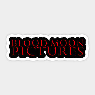 Blood moon Pictures Special font logo Sticker